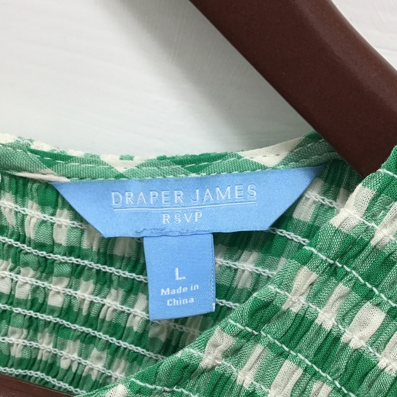 Draper James Emerald and Ivory Woven Dress - Picture 2 of 4